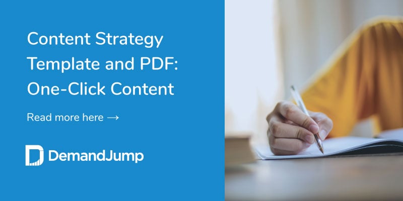 content strategy template and pdf