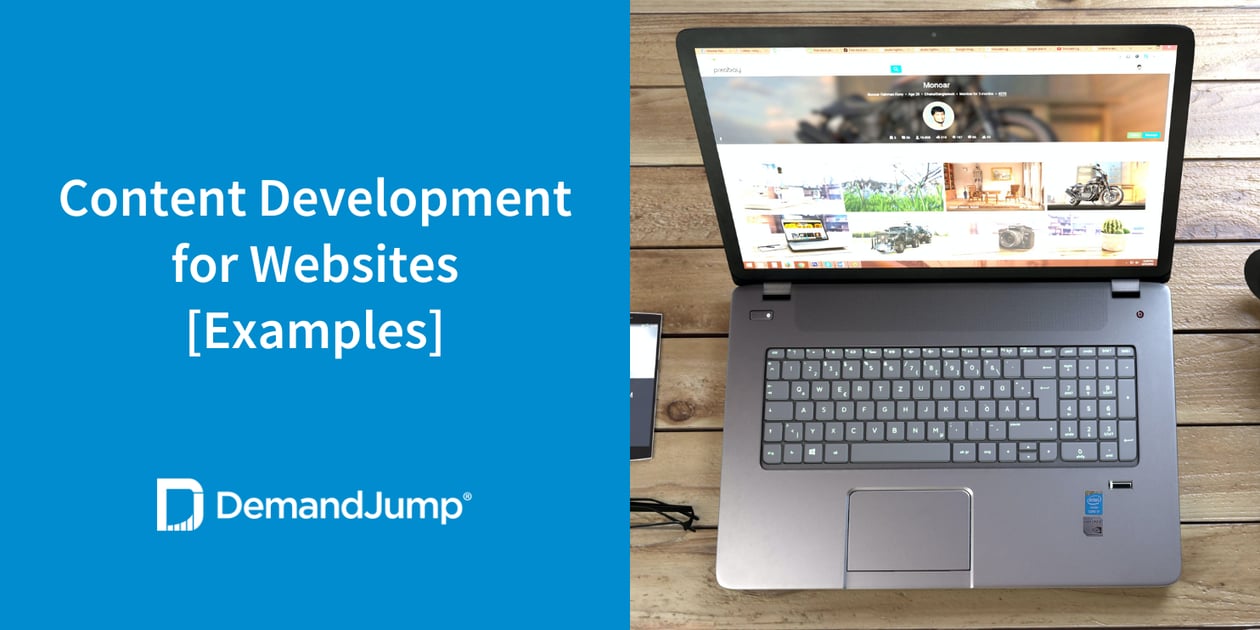 Content Development for Websites Examples