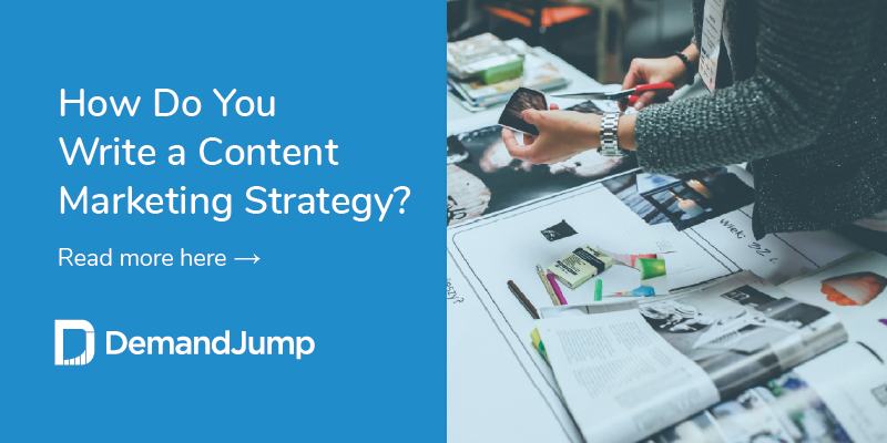 Writing a Content Marketing Strategy