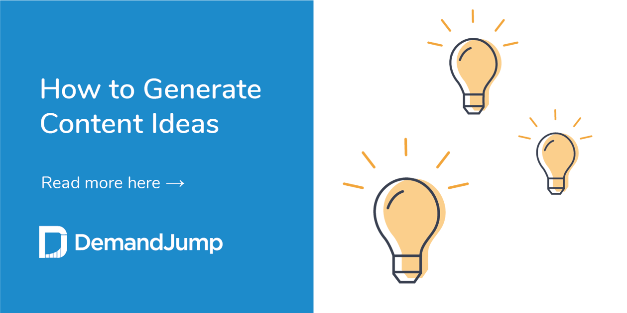 how to generate content ideas