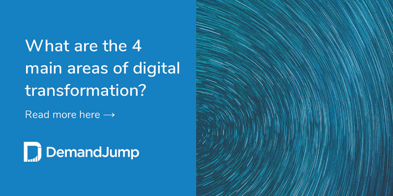 What are the 4 main areas of digital transformation