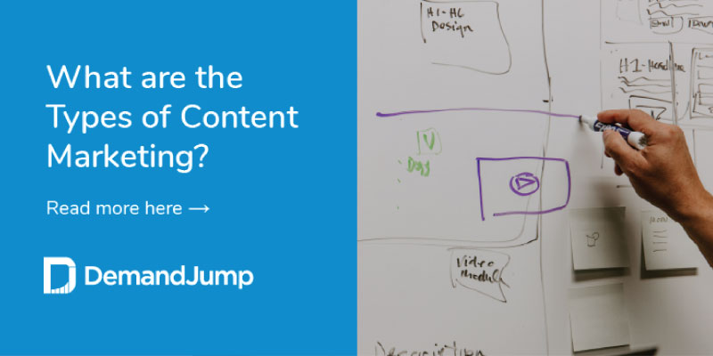 what are the types of content marketing