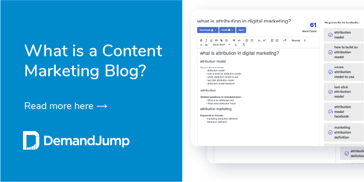 what is a content marketing blog