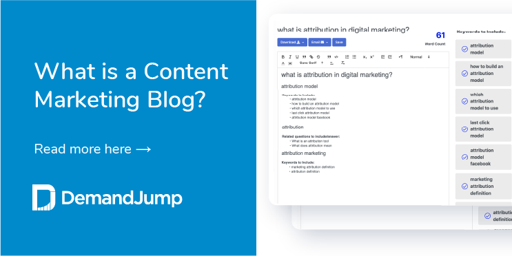 what is a content marketing blog