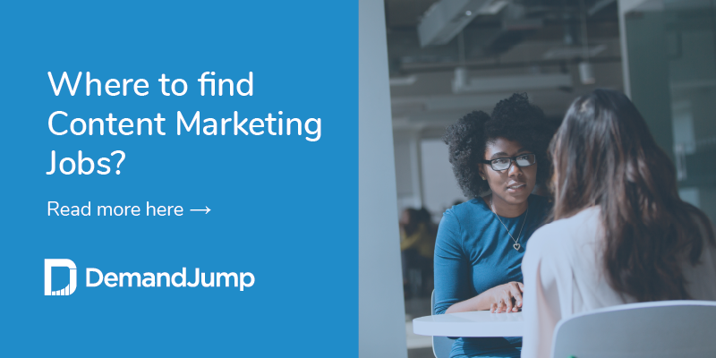 where to find content marketing jobs 