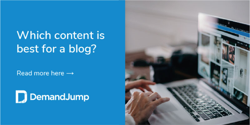 which content is best for a blog