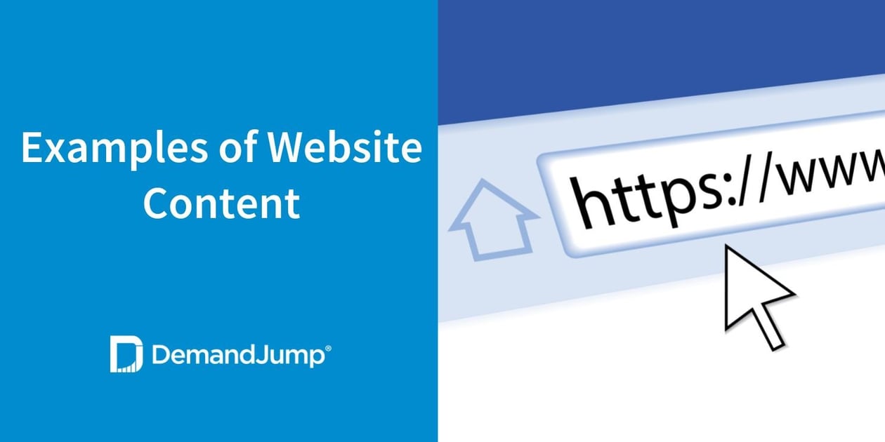 Examples of Website Content