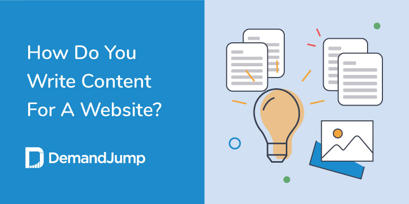 how do you write content for a website