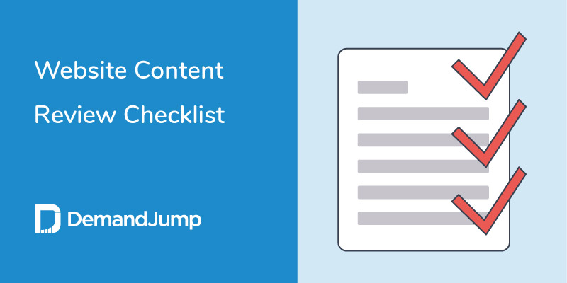 website content review checklist