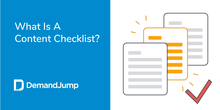 what is a content checklist