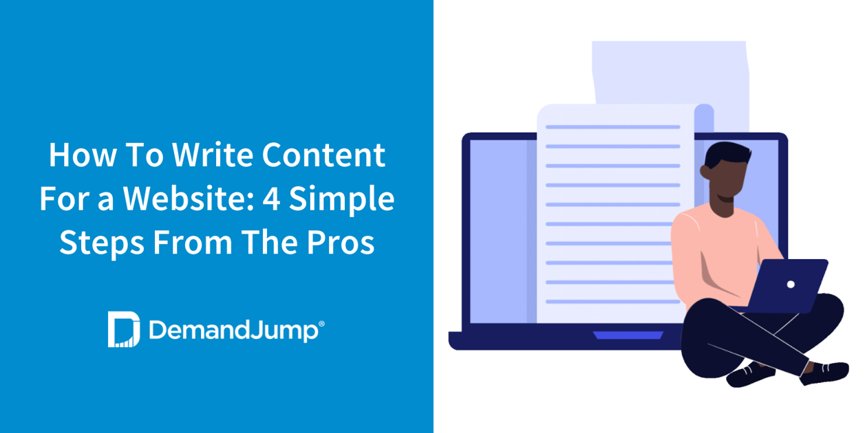 how to write content for a website